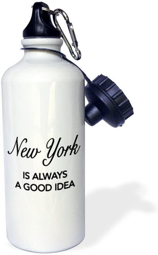 3drose New York Es Siempre Una Buena Idea Deportes Botella D