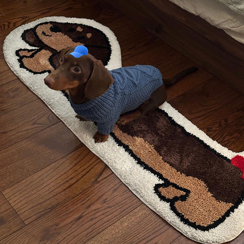 Alfombra De Perro Salchicha, Alfombra Para Dormitorio De