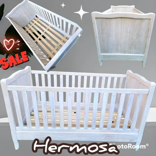 Cuna Colecho Bebe, Perfecto Estado, Madera Maciza, Oferta!!