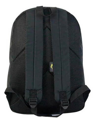 Mochila 17 Pulgadas Espalda Everlast 27171 - Negro/ Amarillo Color Negro Diseño De La Tela Liso