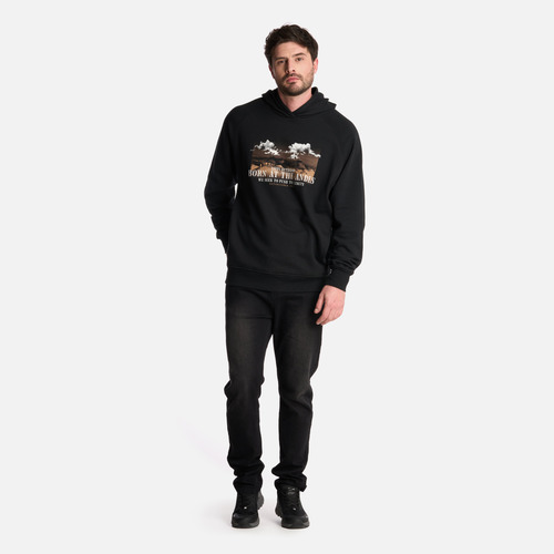Polerón Hombre Insigne Hoody Sweatshirt Front Negro Lippi