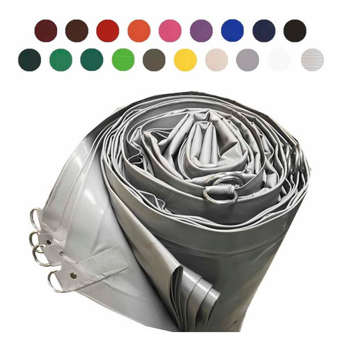 Lona Multiuso Tarps & Supplies 24tarpp F610 5x6 Impermeable De 5m X 6m Color Gris