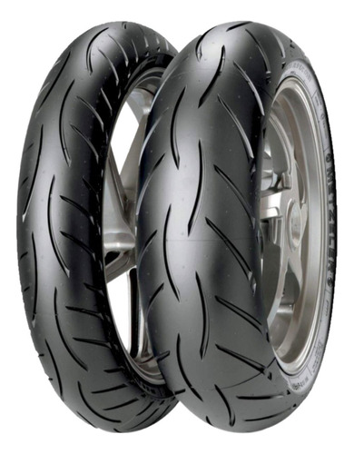 Par Pneu Moto 100 80 17 + 160 60 17 Sportec M5 Metzeler