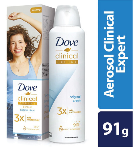 Desodorante Dove Clinical Expert Mujer Aerosol X 91g