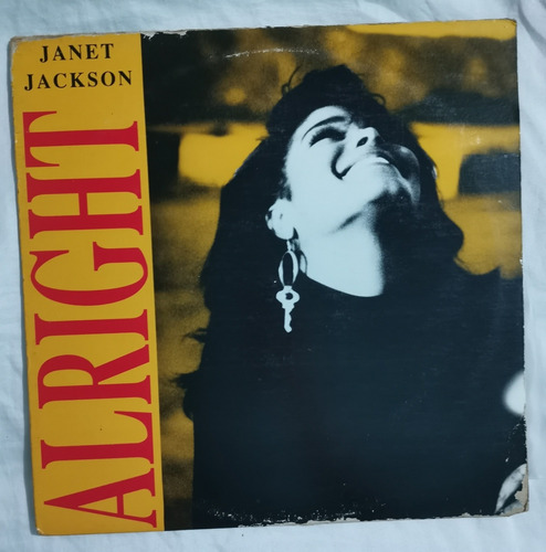 Janet Jackson Alright Disco De Vinil Lp Importado Original 