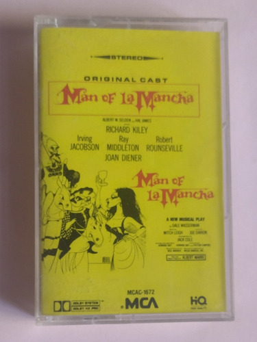 Original Cast Man Of La Mancha Cassette 1980