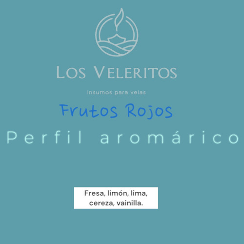 Fragancias Aromáticas Para Velas 125 Ml Frutos Rojos