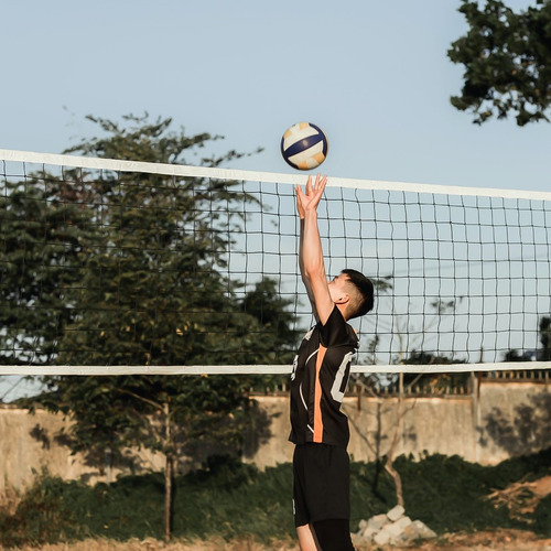Imagen 6 de 8 de 1 Pieza Estándar De Voleibol De Práctica Neta De Competición