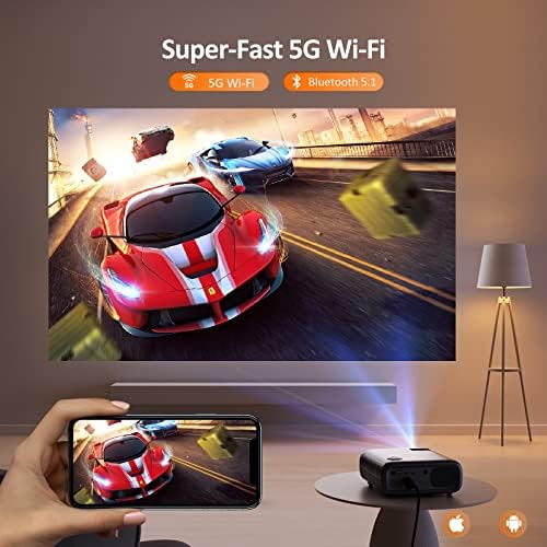 Proyector Nexigo Pj40 Con Wifi Y Bluetooth, 1080p Nativo, Co