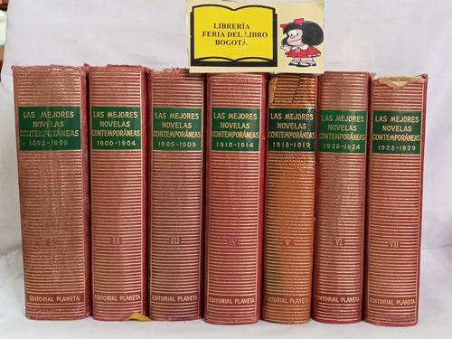Las Mejores Novelas Contemporáneas - 7 Tomos - 1895 A 1929 