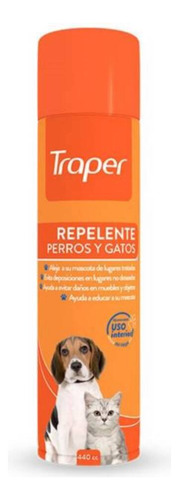 Traper Repelente Para Perros Y Gatos Spray 440cc