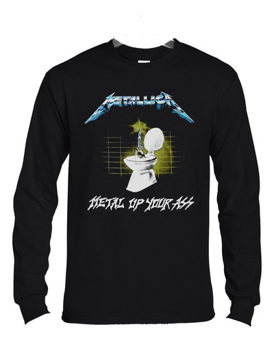 Polera Ml Metallica Metal Up Your Ass Metal Abominatron