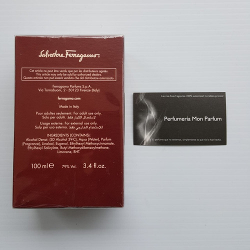 Imagen 3 de 5 de *** Perfume Salvatore Ferragamo. Entrega Inmediata ***