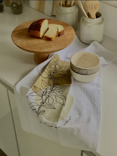 Imagen 2 de 4 de Repasador Paño De Cocina Algodon Deco Petite Affaire
