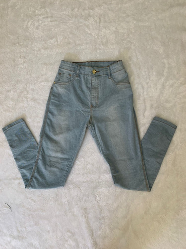 Imagem 1 de 2 de Calça Jeans Clara Feminina Plus Size Cintura Alta
