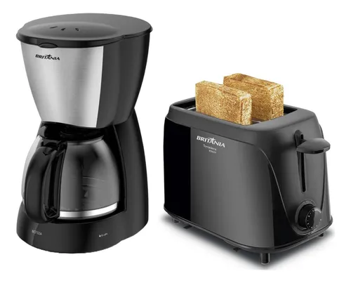 Kit Cafeteira Bcf32 + Torradeira Britânia 30 Cafés 127v