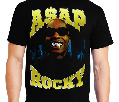 Asap Rocky  Amarillo- Rapero - Hip Hop - Poleras