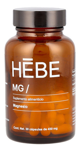 Hebe Mg Citrato De Magnesio 450mg Con 30 Cápsulas