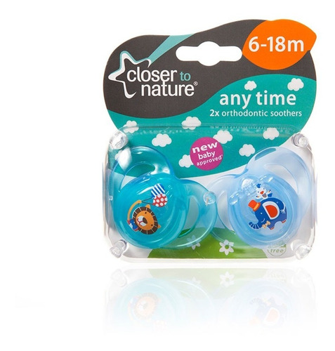 Chupete De Silicona  Anytime  Etapa 6-18 Meses Tomme Tippee