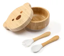 Comprar Baby Bowls Con Tapa, Tazones De Succión De Bambú Hbm Para Y