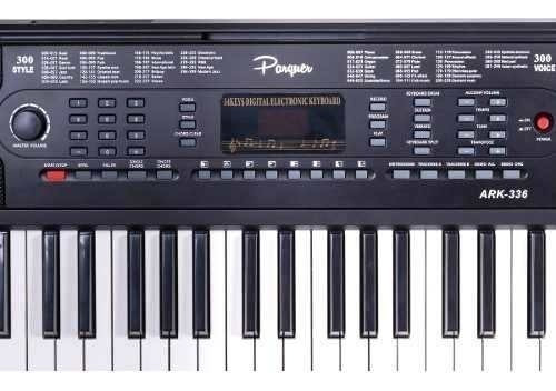 Imagen 3 de 4 de Teclado Parquer 54 Ark336bk Teclas 4/8 + Fuente