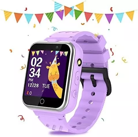 Reloj Inteligente P/niños Retysaz De 3-12 Años - Morado