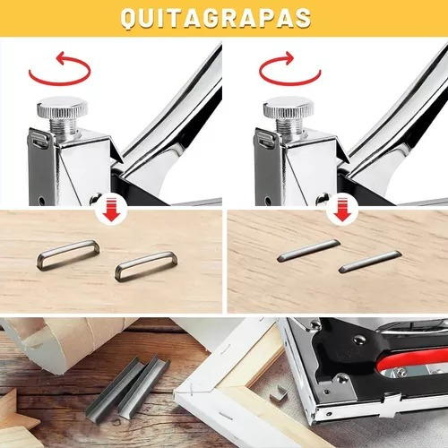 Engrapadoras Tipo Pistola Para Tapiceria Madera 3 En 1