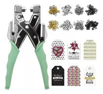 Comprar Perforadora Eyelets Scrapbook Crop A Dile Aqua Color Azul Cl