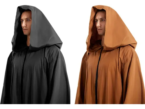 🧛 Capa Larga De Halloween Con Capucha – Nailon De Calidad – 150 Cm – Unisex Para Adultos Y Adolescentes – Ideal Para Cosplay Y Fiestas