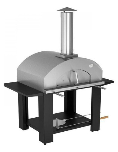 Horno para pizza Napoli 815ex Garden Metallic Ed de acero inoxidable
