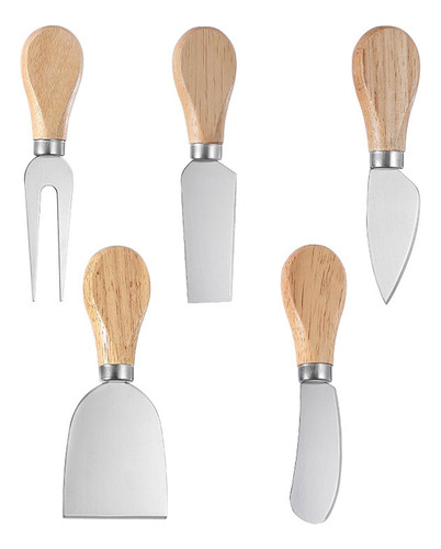 4 Juego De 5 Cuchillos Para Queso, Cuchillos Para ,