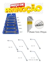 Comprar Jogo Kit Chave Biela L 05 Pçs+fixa(boca)06 Pçs +torx 7 Pçs 