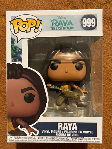 Funko Pop! Raya #999 Disney. Raya And The Last Dragon (Usado)
