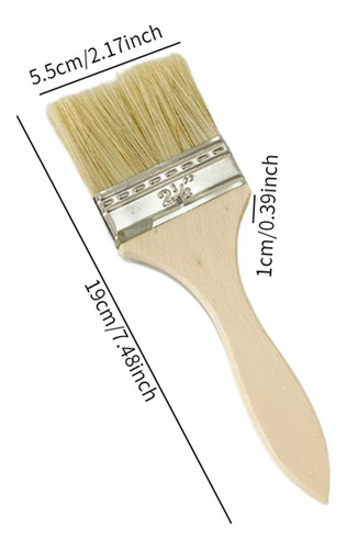 Pincel Para Pintar Con Mango De Madera Para 19 Cm X 5,5 Cm X