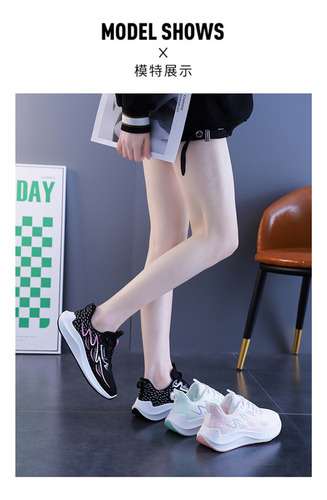 Zapatillas De Mujer De Malla Flyweave Transpirable