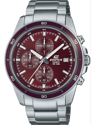 Casio Edifice Efr-526d-5cv Acero Inoxidable Hombre Adulto.