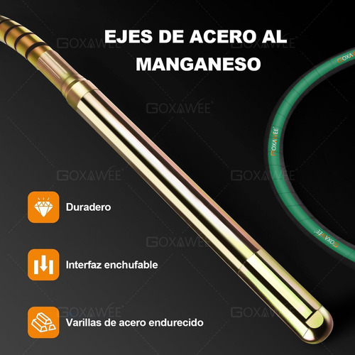 Chicote Vibrador De Concreto Cipsa Enar Mpower 6.2m Goxawee