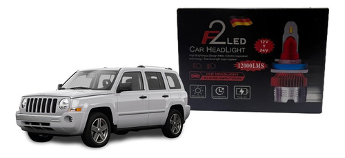 Luces Cree Led 24.000lm F2 Jeep Patriot (instalación)