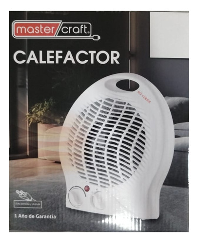 Calefactor Calentador De Termostato Blanco Mastercraft