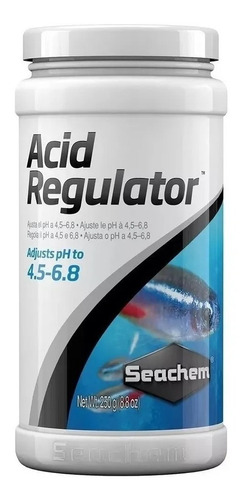 El regulador de ácido Seachem 250 g reduce el pH y acidifica el agua