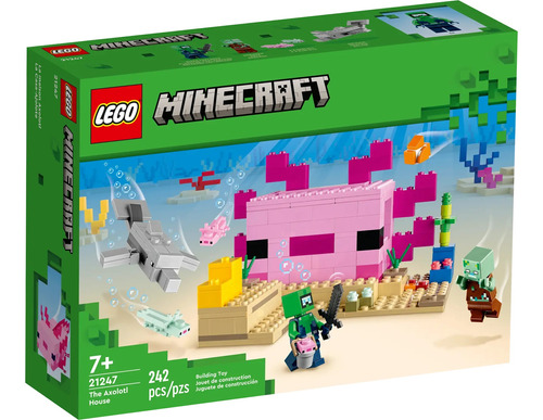 Set Lego® Minecraft® 21247 La Casa-ajolote (242 Piezas)