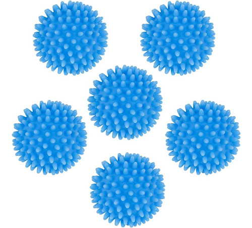 Bolas Para Lavarropas Y Secarropas Reutilizables  6u. Azul