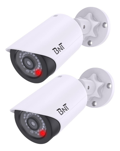 Camara De Seguridad Falsa Bnt Dummy, Con Una Luz Led Roja...