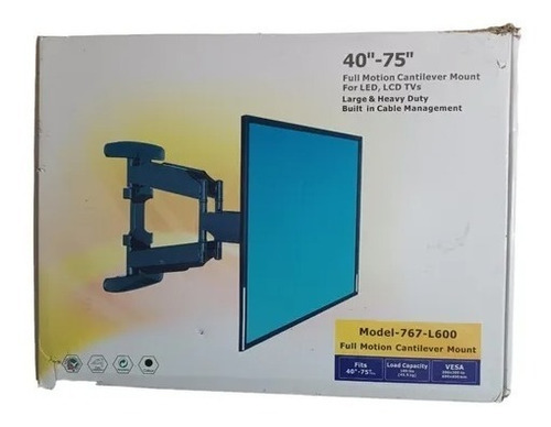 Soporte Base Pared Televisor Monitor Brazo Articulado 40-75 