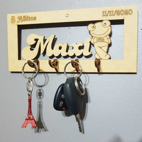 Imagen 6 de 7 de 25 Porta Llaves Infantiles Personalizado Souvenir Fibrofacil