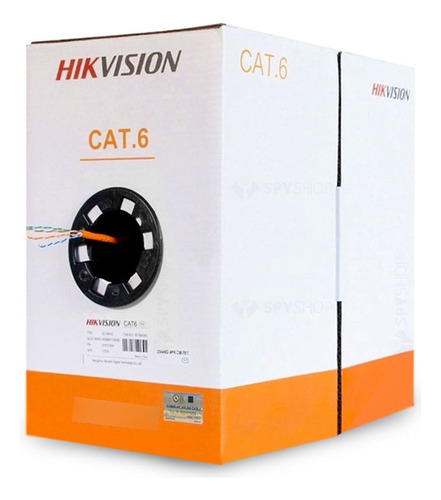 Cable Red Cat6 Interior  100 % Hikvision Ds-1ln6-uu 305m