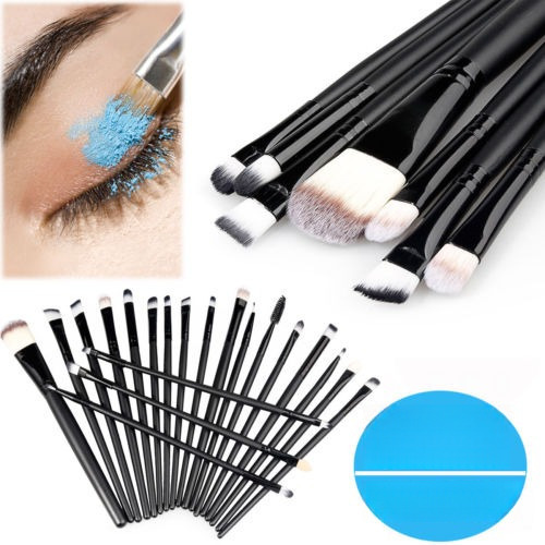 20 Pc Pro Maquillaje Set Delineador De Ojos Sombra De Ojos F