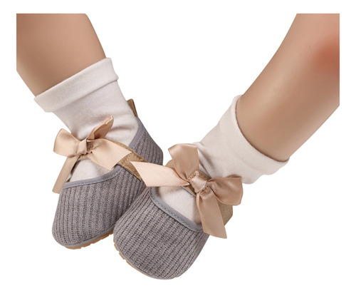Zapatos Para Bebés Recién Nacidos Y Niñas Con Lazo, Zapatos