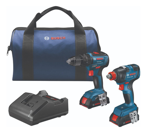 Bosch Gxl18v-240b22 Kit Combinado De 2 Herramientas De 18 V.