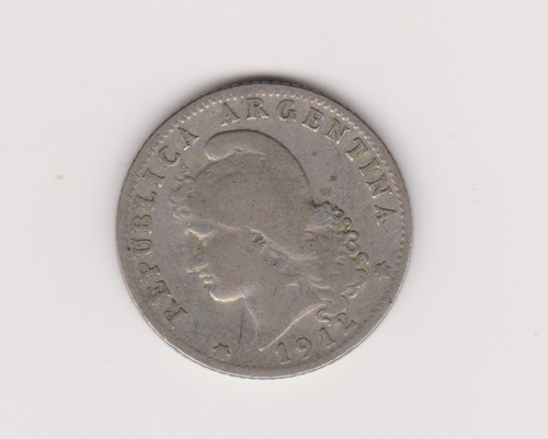Moneda Argentina 20 Ctvs 1912 Janson 63 Muy Bueno +